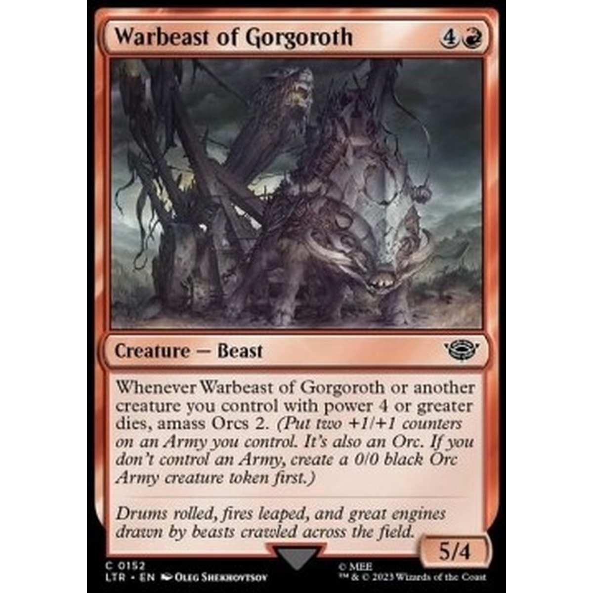 Warbeast of Gorgoroth - Warbeast of Gorgoroth - [LTR] [NM]