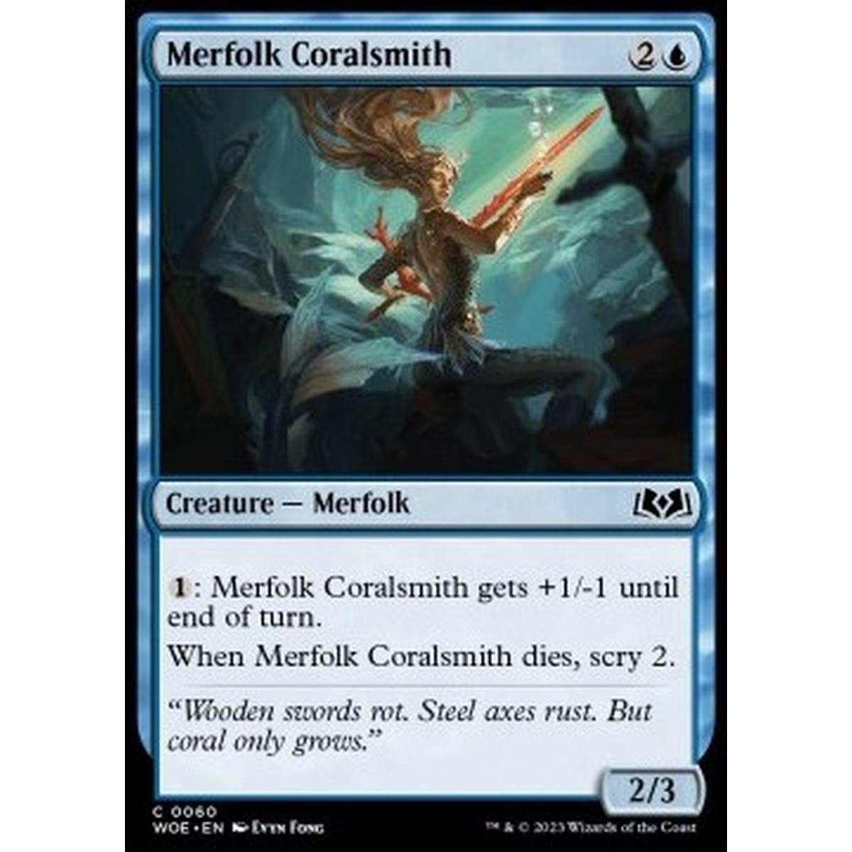 Merfolk Coralsmith - Merfolk Coralsmith - [WOE] [NM]