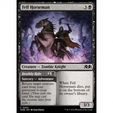 Fell Horseman // Deathly Ride - Fell Horseman // Deathly Ride - [WOE] [NM]