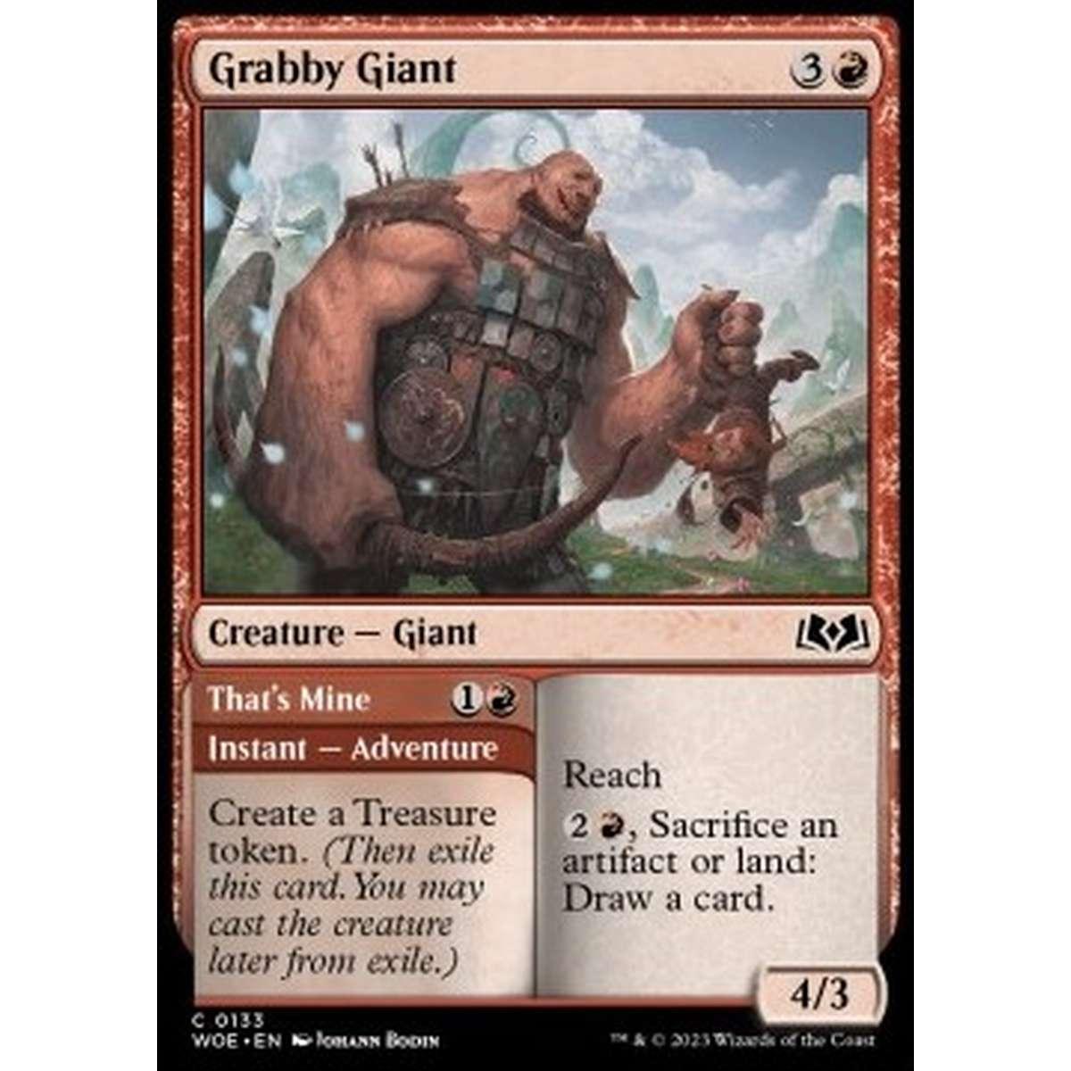 Grabby Giant // That's Mine - Grabby Giant // That's Mine - [WOE] [NM]