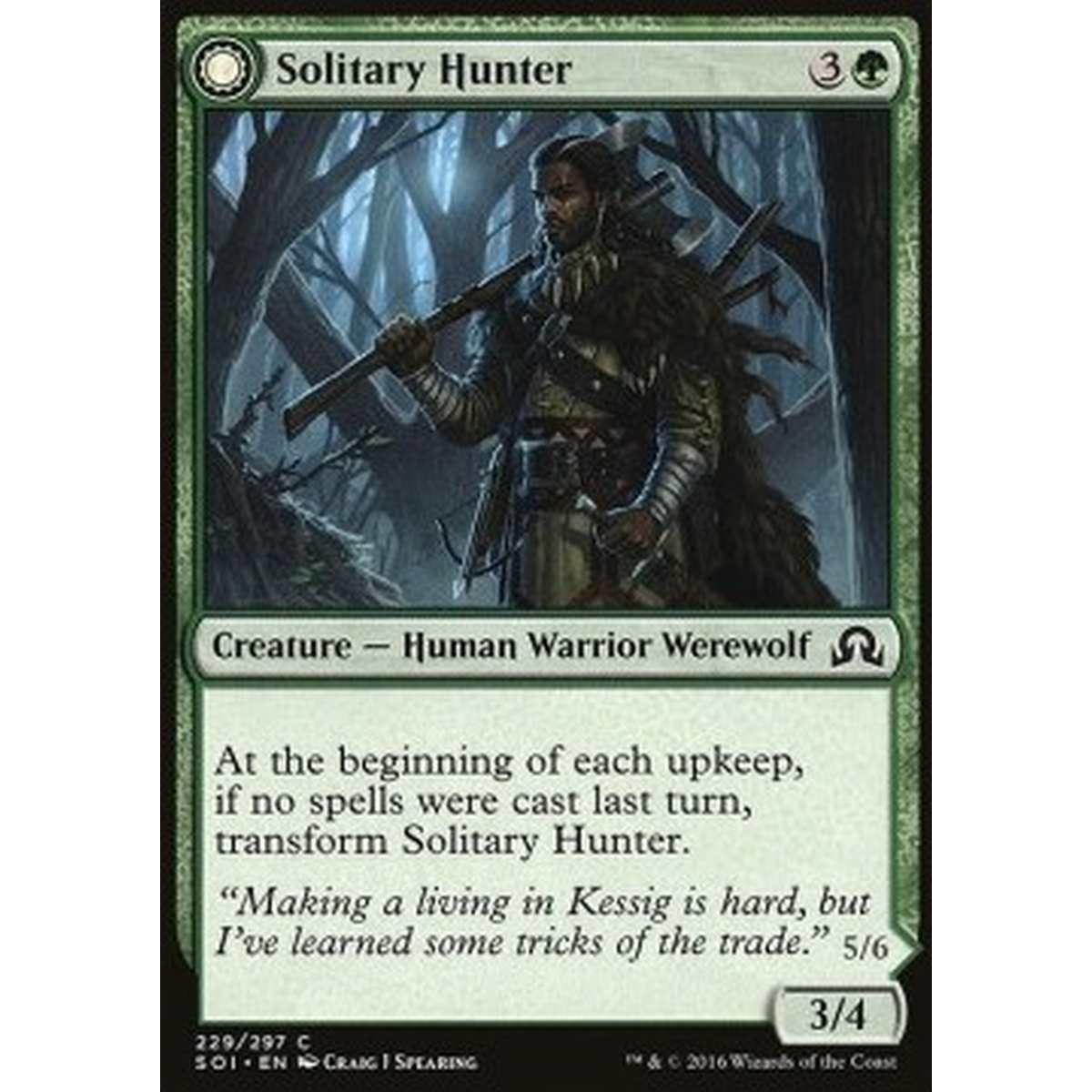 Solitary Hunter / One of the Pack - Cacciatore Solitario // Uno del Branco - [SOI] [NM]