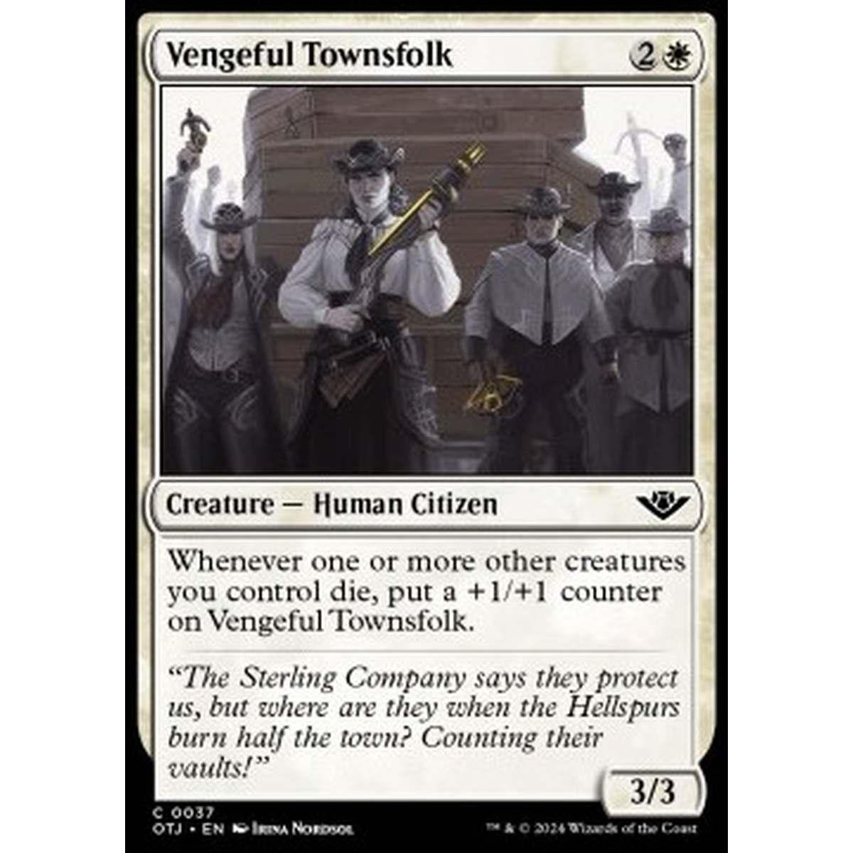 Vengeful Townsfolk - Vengeful Townsfolk - [OTJ] [NM]