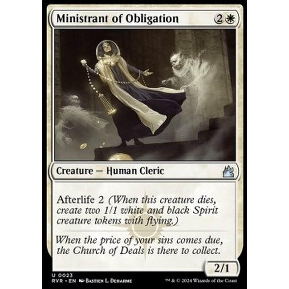 Ministrant of Obligation - Ministrant of Obligation - [RVR] [NM]