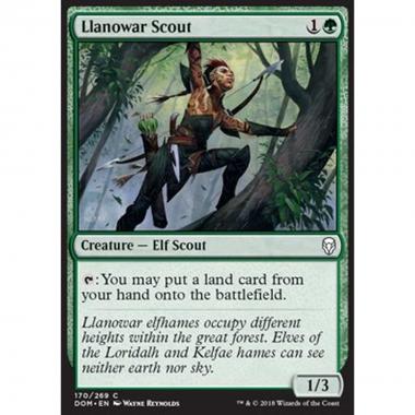 Llanowar Scout - Esploratore di Llanowar - [DOM] [NM]