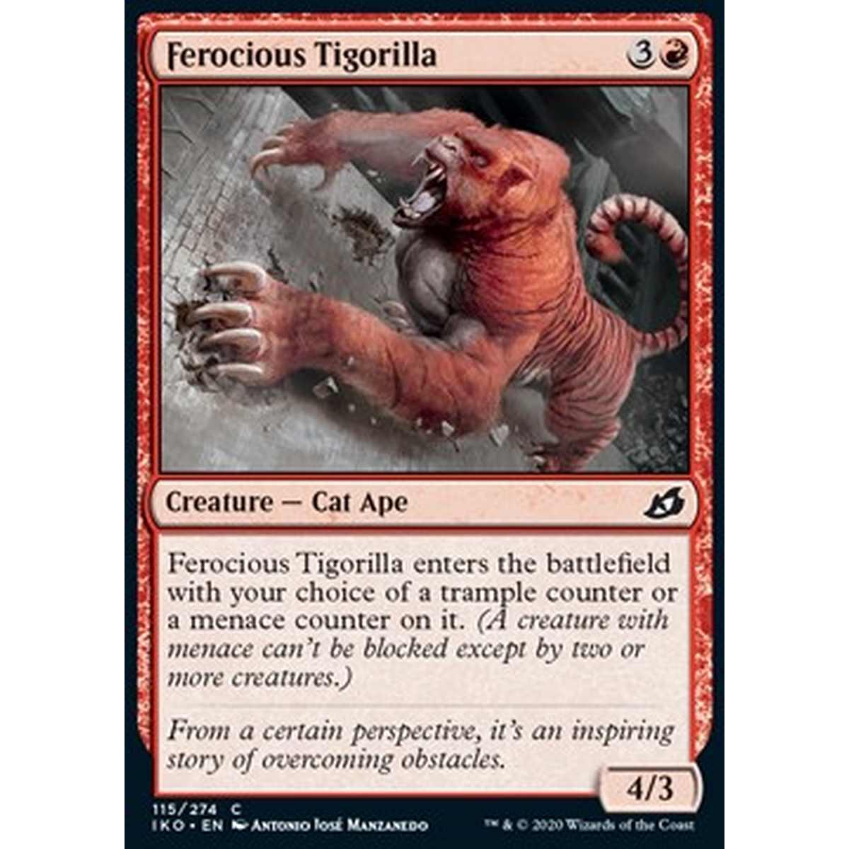 Ferocious Tigorilla - Tigrorilla Feroce - [IKO] [NM]