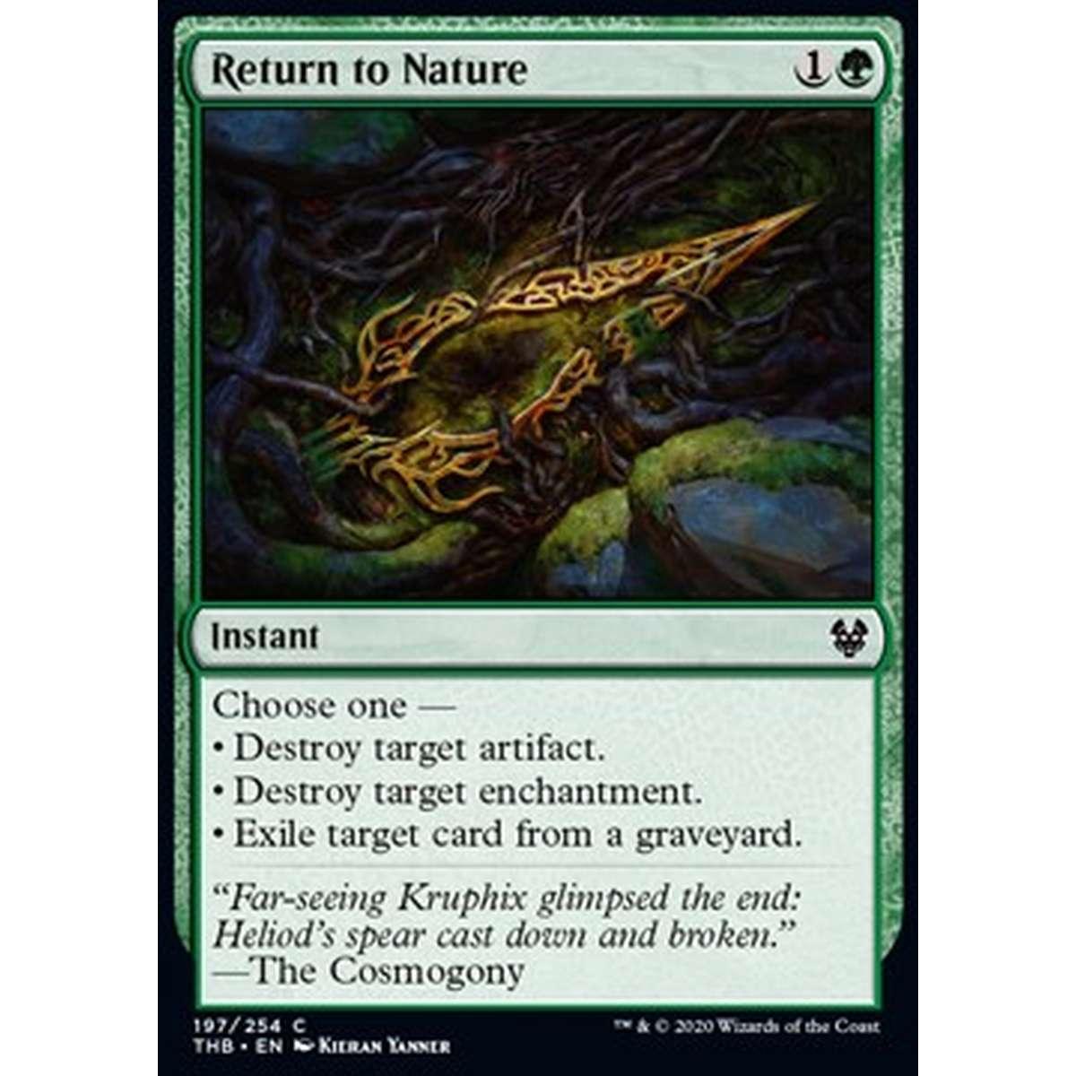 Return to Nature - Restituire alla Natura - [THB] [NM]