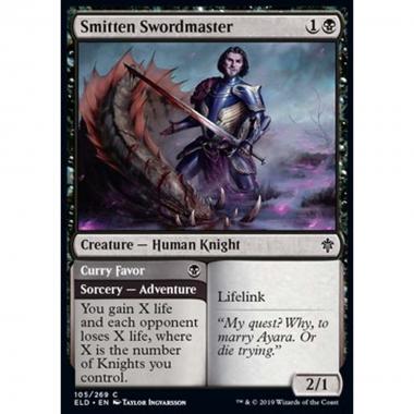 Smitten Swordmaster // Curry Favor - Maestro di Spada Invaghito // Conquistare il Favore - [ELD] [NM]