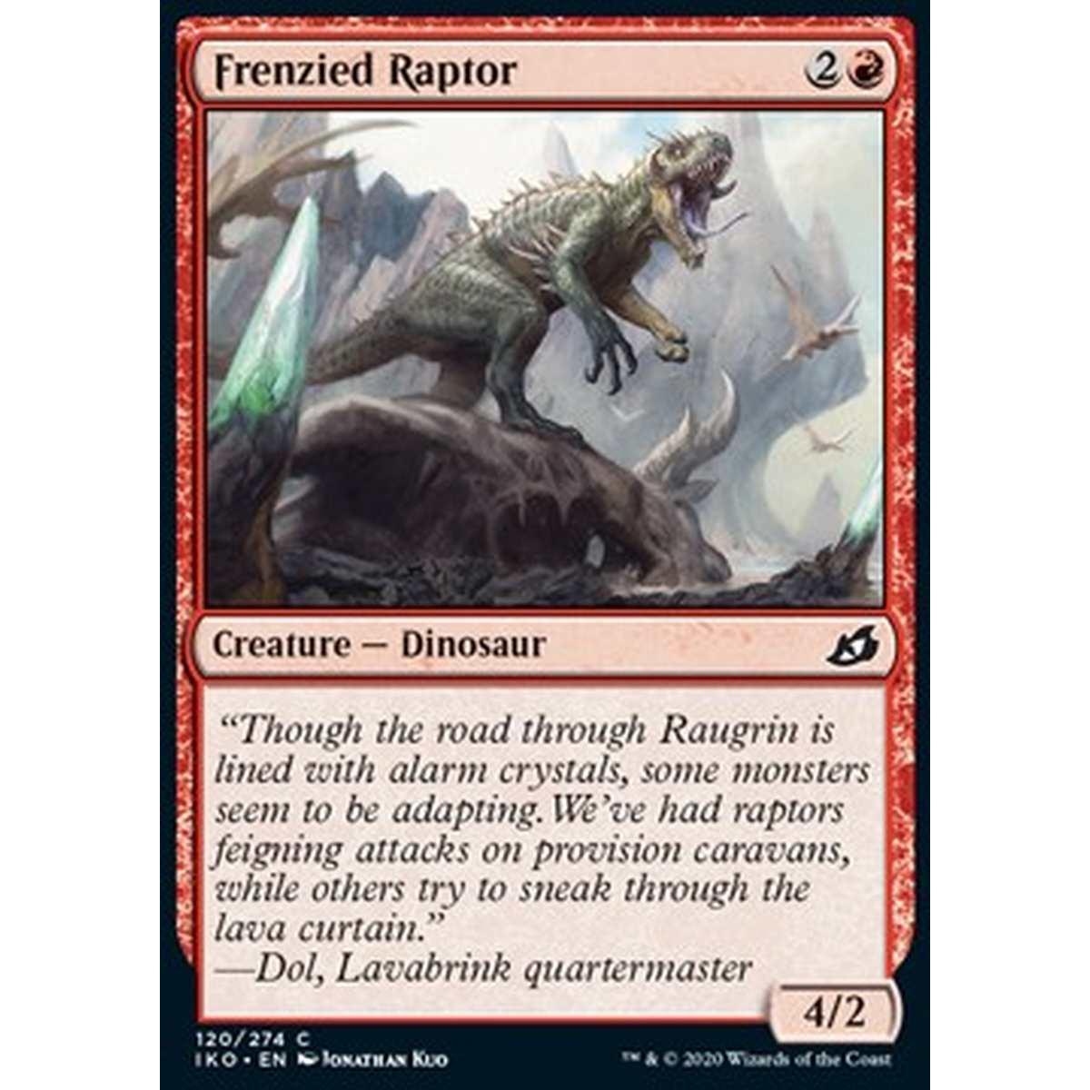Frenzied Raptor - Raptor Frenetico - [IKO] [NM]