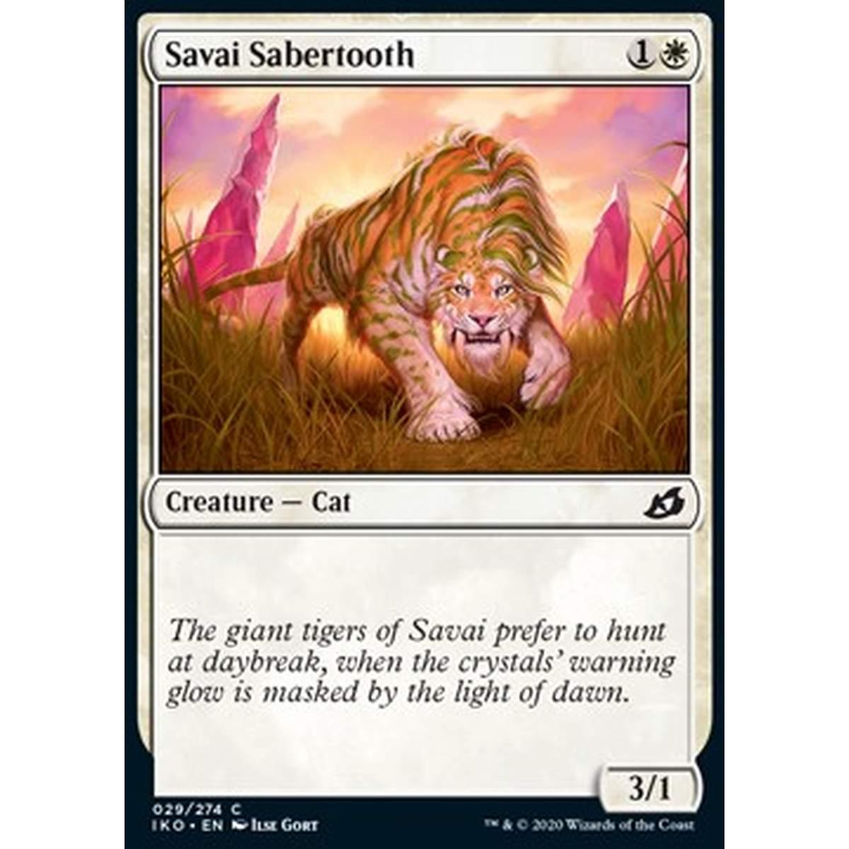 Savai Sabertooth - Denti a Sciabola di Savai - [IKO] [NM]
