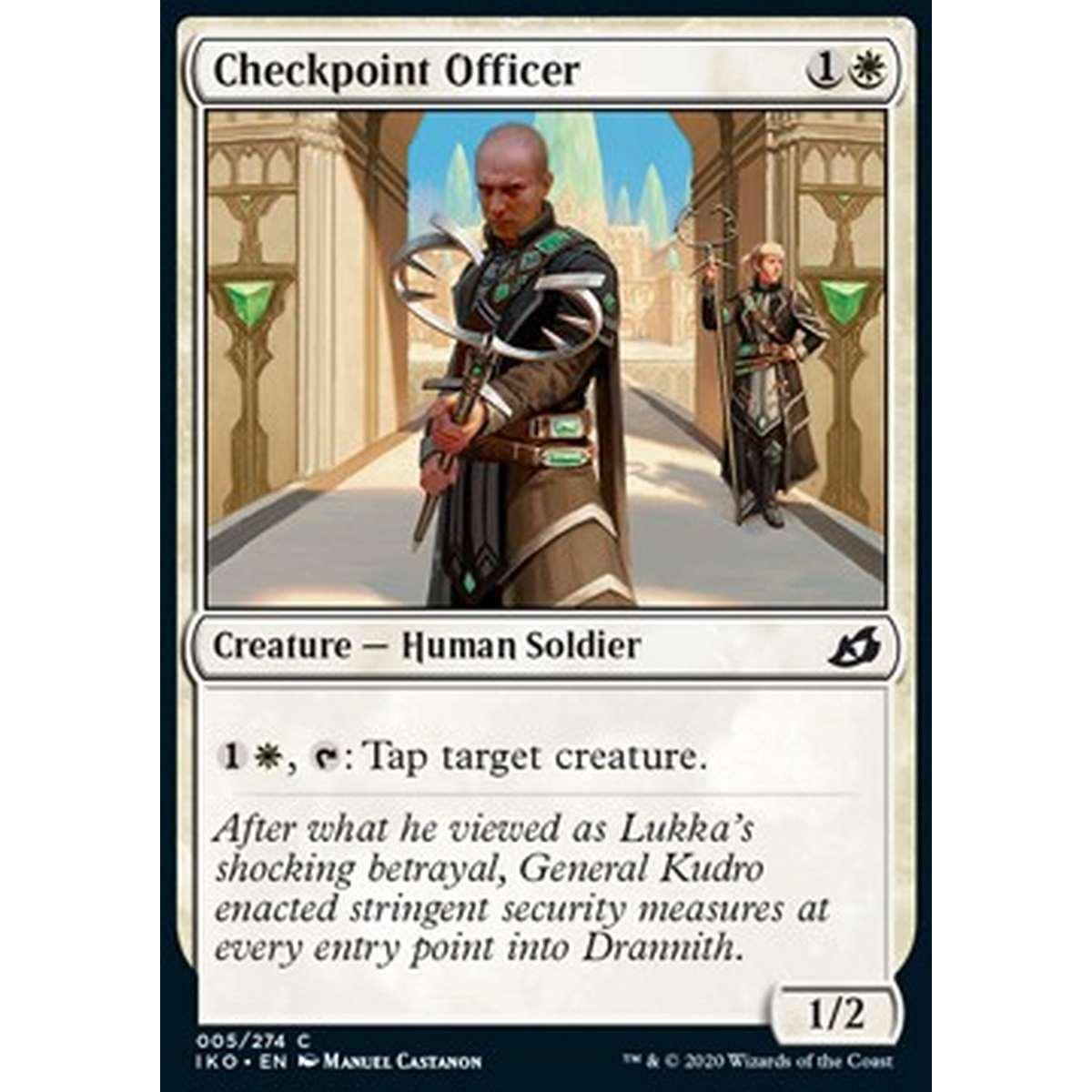 Checkpoint Officer - Ufficiale del Posto di Controllo - [IKO] [NM]