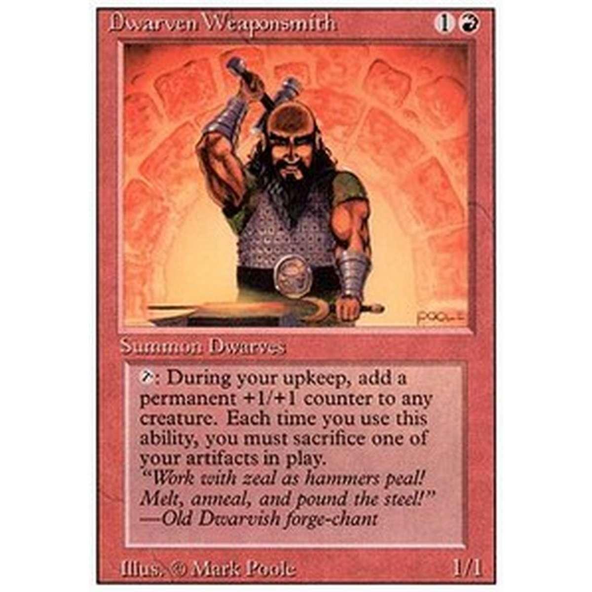 Dwarven Weaponsmith - Dwarven Weaponsmith - [3ED] [EX]