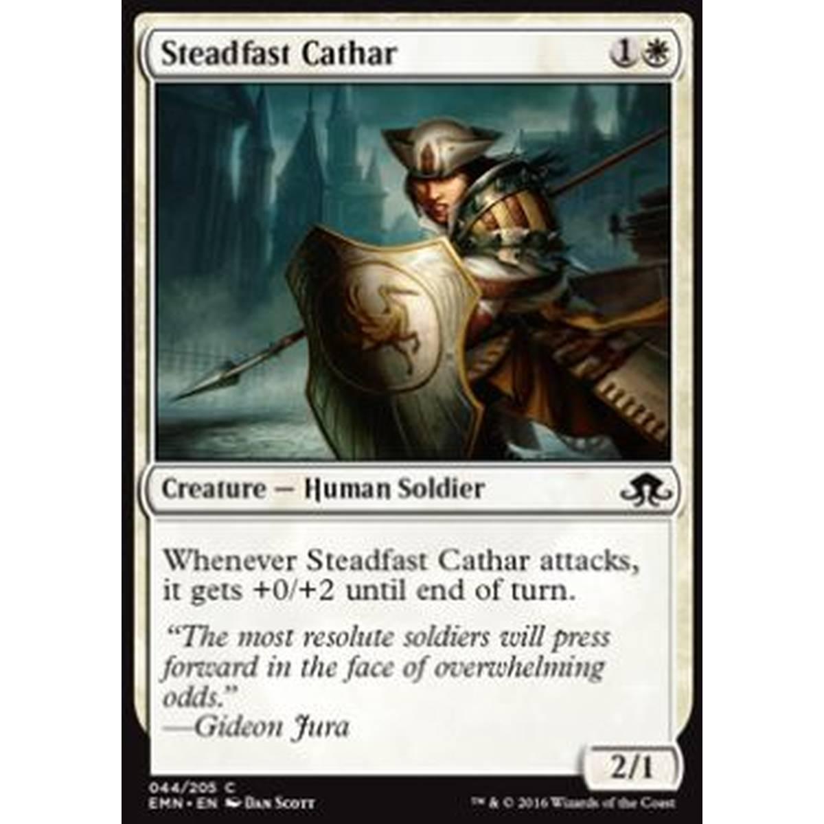 Steadfast Cathar - Catara Risoluta - [EMN] [NM] [Foil]