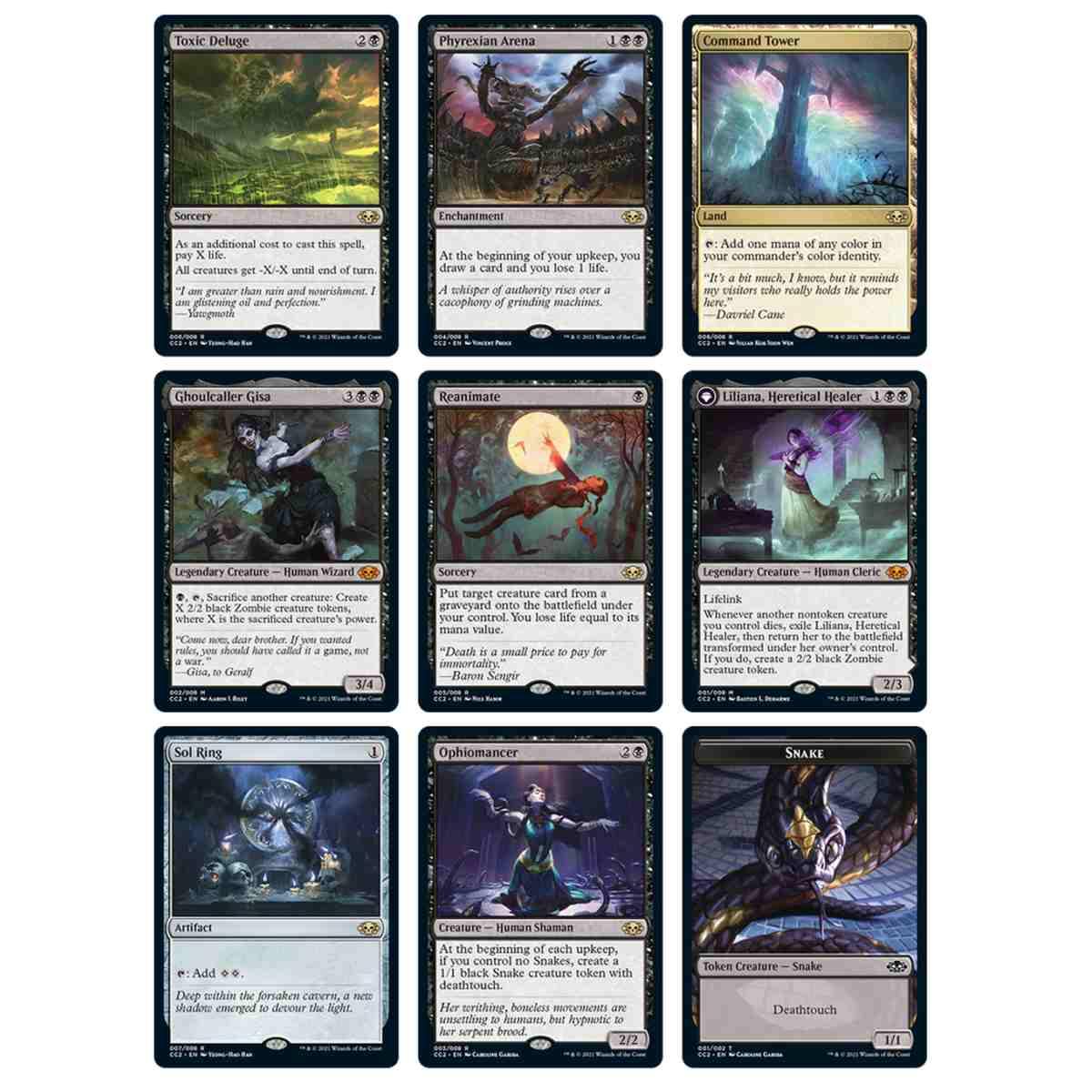 Commander Collection: Black Premium Foil eng