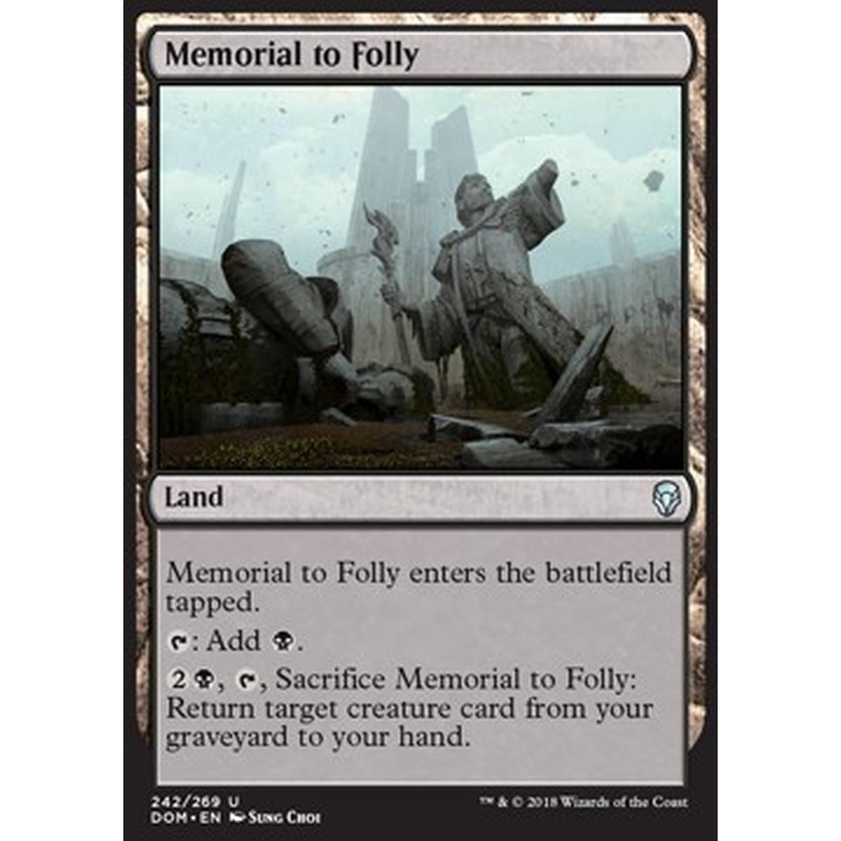 Memorial to Folly - Monumento alla Follia - [DOM] [NM]