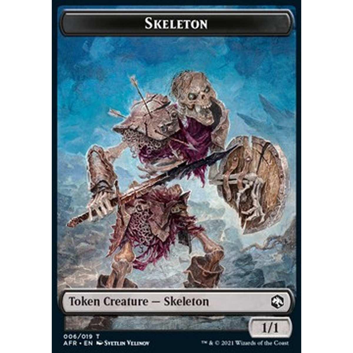 Skeleton Token (B 1/1) // Lost Mine of Phandelver - Skeleton Token (B 1/1) // Lost Mine of Phandelver - [XAFR] [NM]
