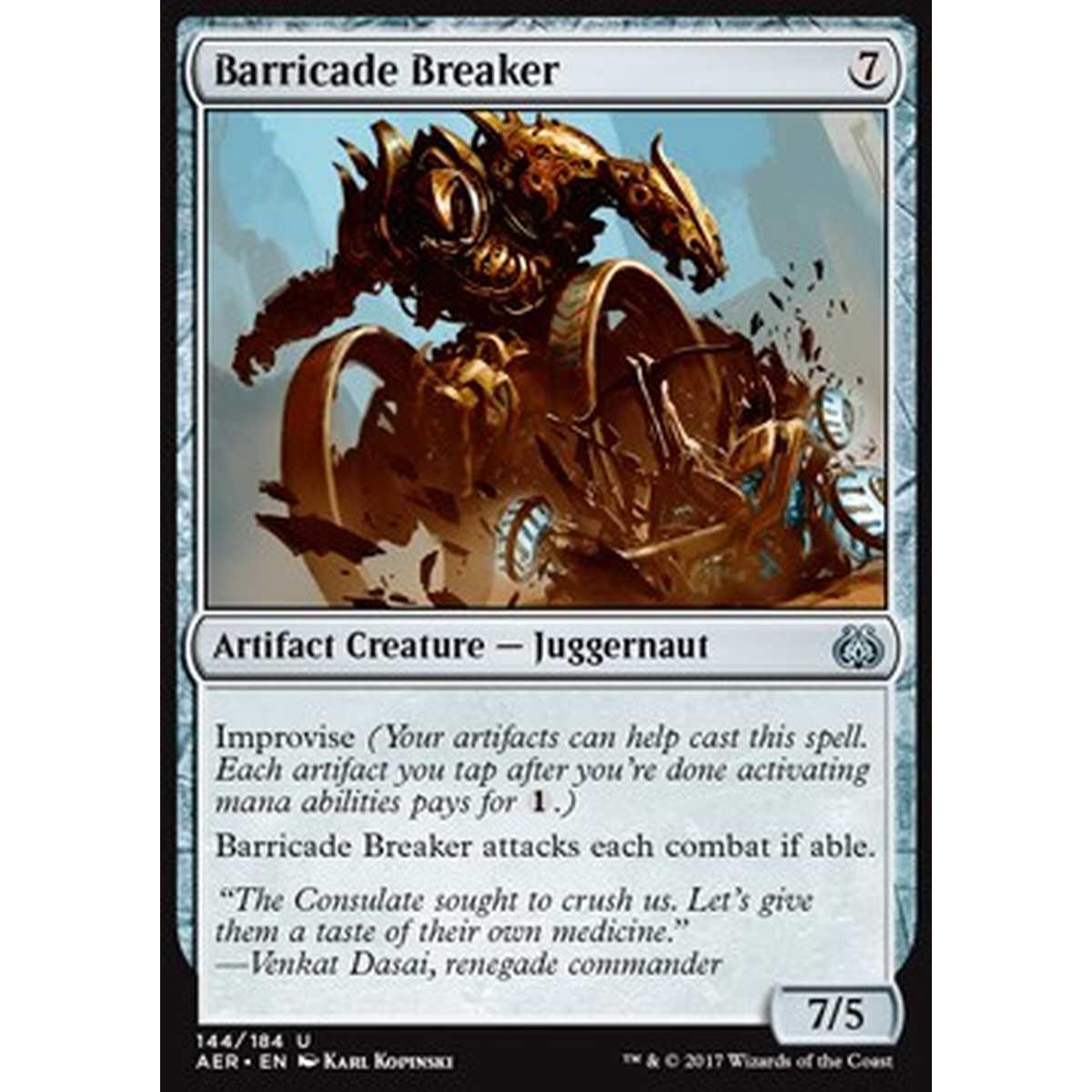 Barricade Breaker - Spezzabarricate - [AER] [NM]