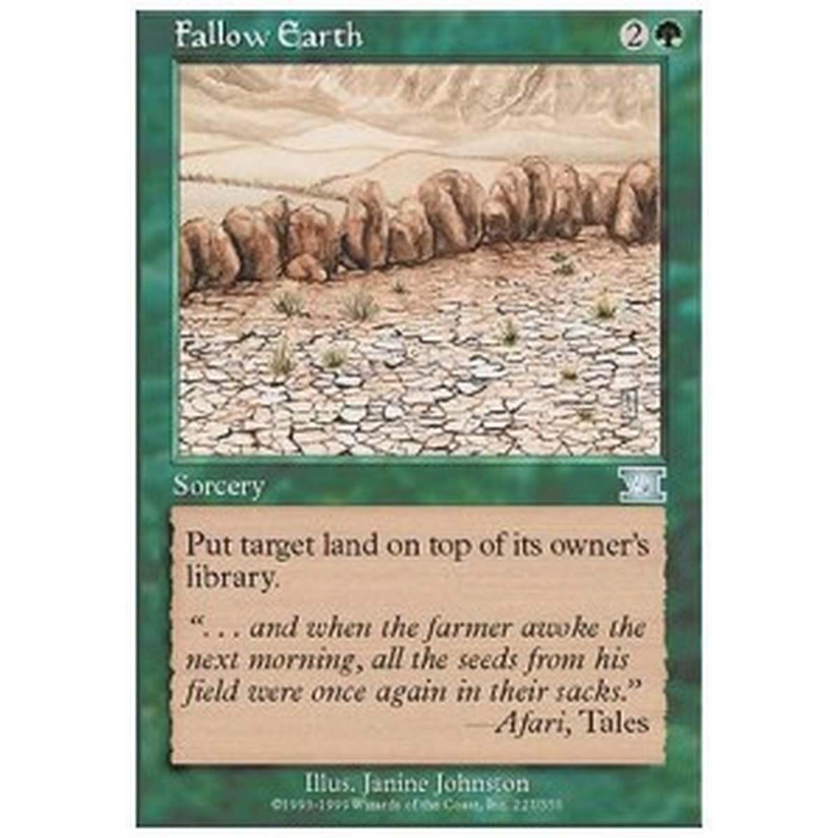Fallow Earth - Terre Incolte - [6ED] [NM]