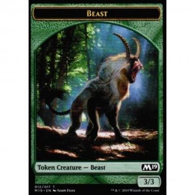 Beast Token (Green 3/3) - Beast Token (Green 3/3) - [M19] [NM]