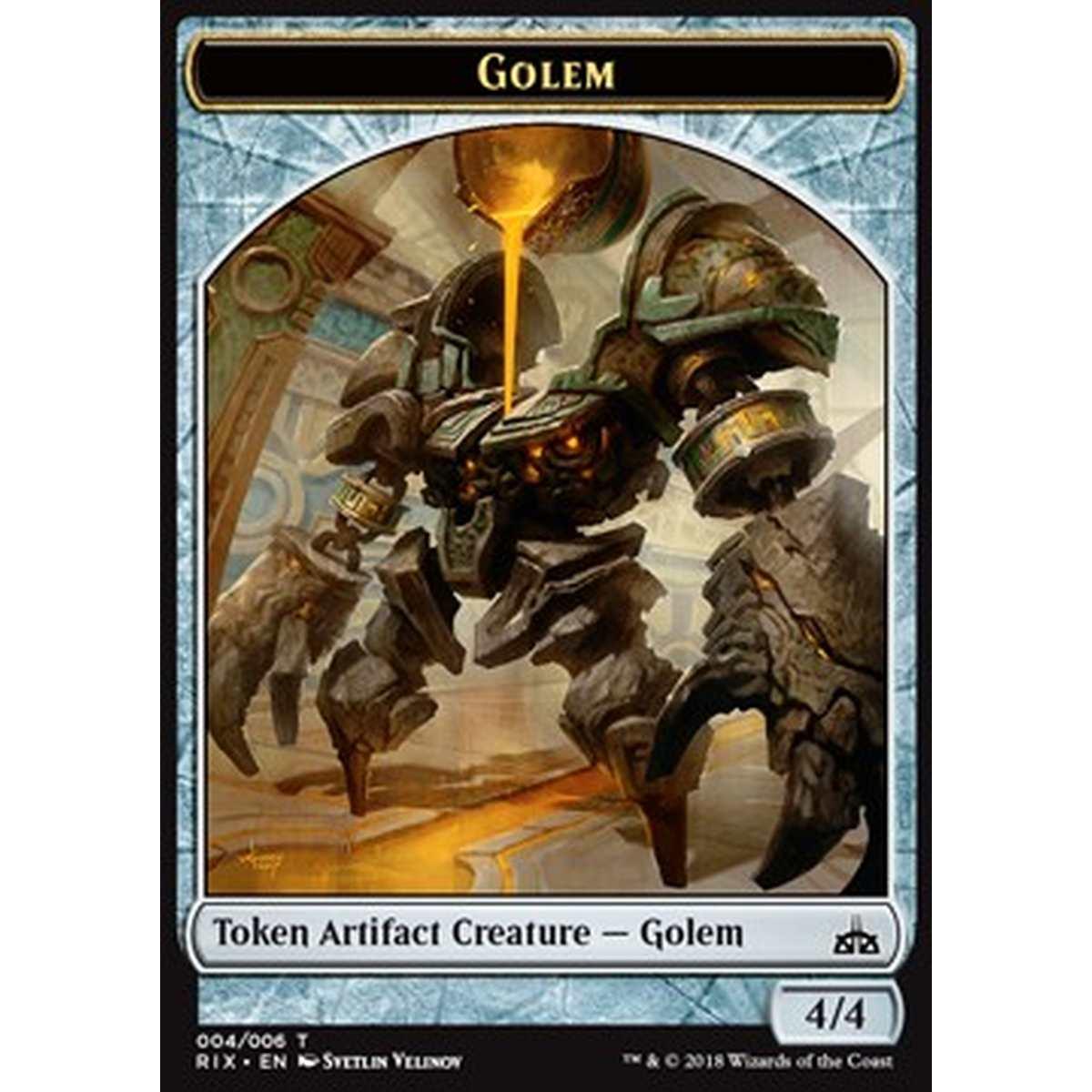 Golem Token (Artifact 4/4) - Golem Token (Artifact 4/4) - [RIX] [NM]