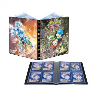 Raccoglitore Album Portfolio Pokemon 4 Tasche Scarlatto & Violetto