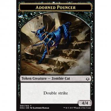 Adorned Pouncer Token - Adorned Pouncer Token - [HOU] [NM]