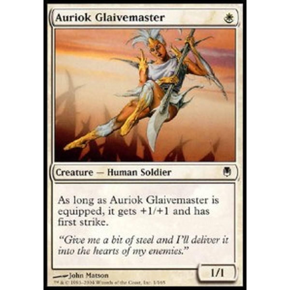Auriok Glaivemaster - Maestro del Gladio Auriok - [DST] [EX]