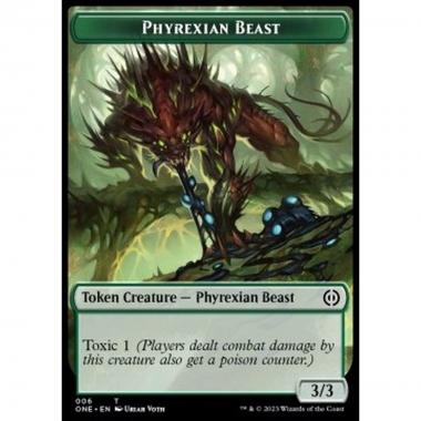 Phyrexian Beast Token (Green 3/3) - Phyrexian Beast Token (Green 3/3) - [XONE] [NM]