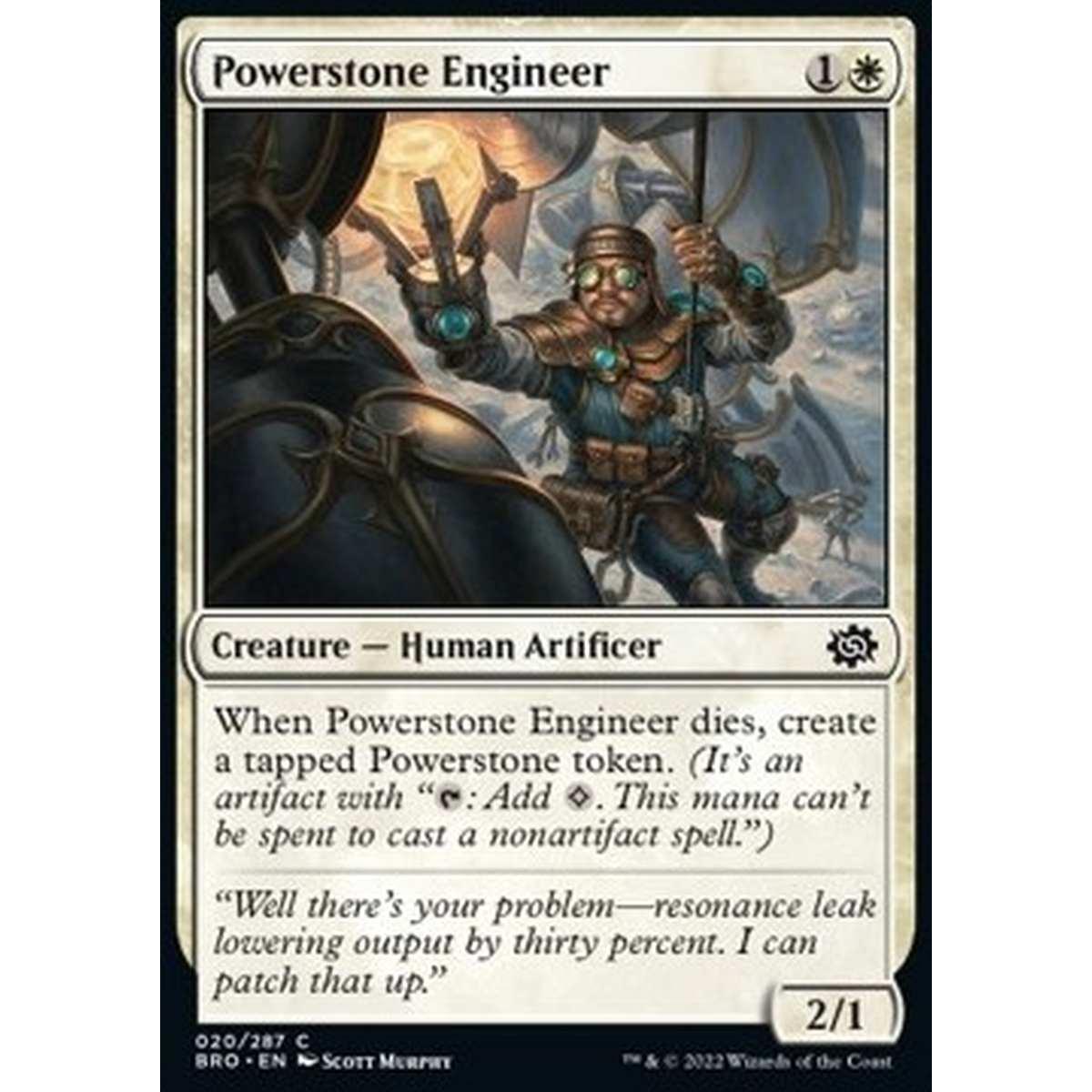 Powerstone Engineer - Powerstone Engineer - [BRO] [NM] [Foil]