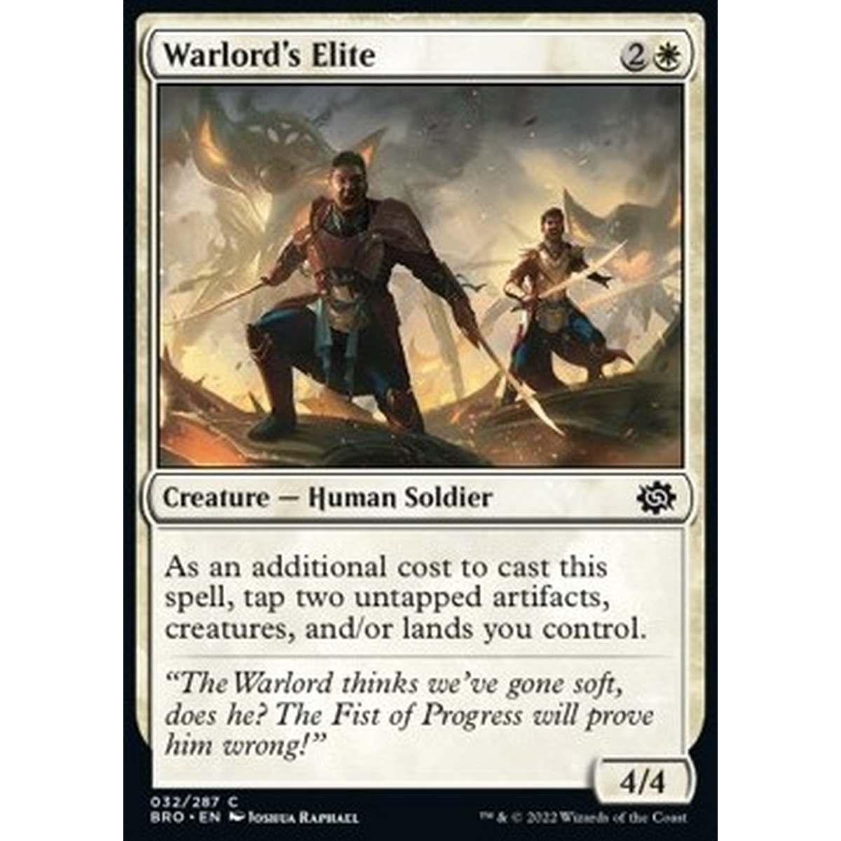 Warlord's Elite - Warlord's Elite - [BRO] [NM] [Foil]