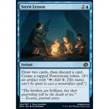 Stern Lesson - Stern Lesson - [BRO] [NM] [Foil]