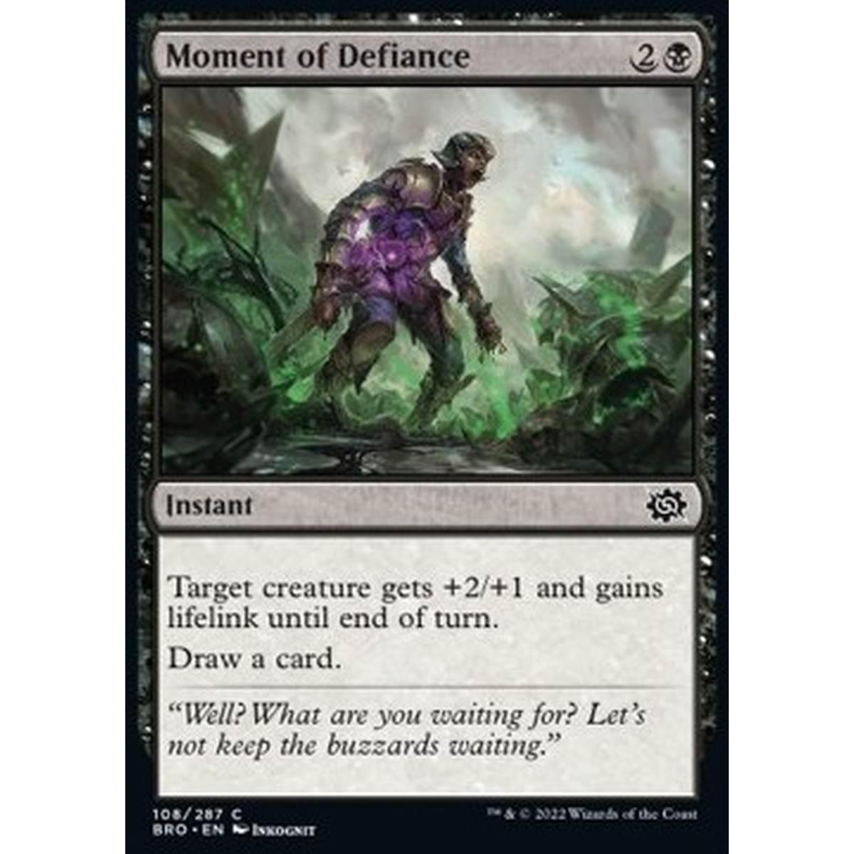 Moment of Defiance - Moment of Defiance - [BRO] [NM] [Foil]