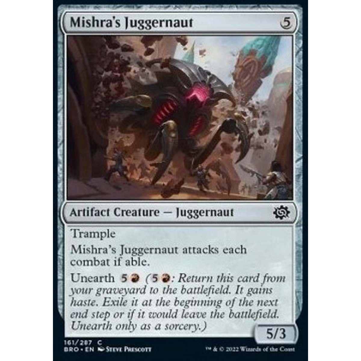 Mishra's Juggernaut - Mishra's Juggernaut - [BRO] [NM] [Foil]