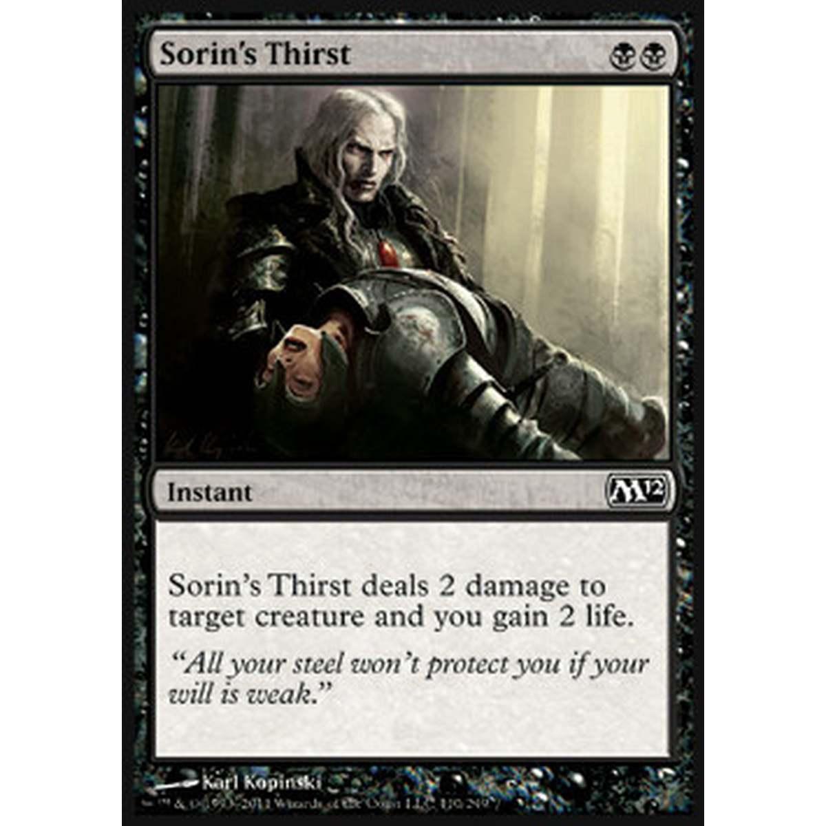 Sorin's Thirst - Sete di Sorin - [M12] [NM]