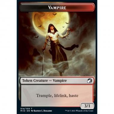 Vampire Token (Black and Red 3/1) - Vampire Token (Black and Red 3/1) - [XMID] [NM]