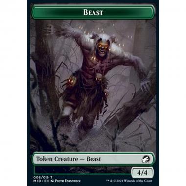 Beast Token (Green 4/4) - Beast Token (Green 4/4) - [XMID] [NM]