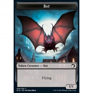 Bat Token (Black 1/1) - Bat Token (Black 1/1) - [XMID] [NM]