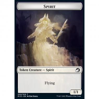 Spirit Token (White 1/1) - Spirit Token (White 1/1) - [XMID] [NM]