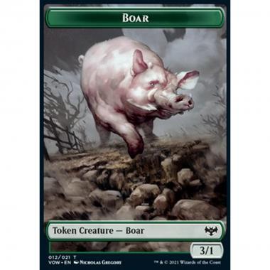 Boar Token (Green 3/1) - Boar Token (Green 3/1) - [XVOW] [NM]