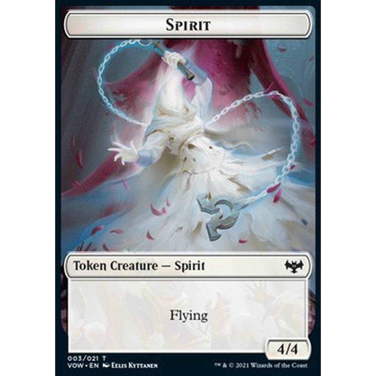 Spirit Token (White 4/4) - Spirit Token (White 4/4) - [XVOW] [NM]