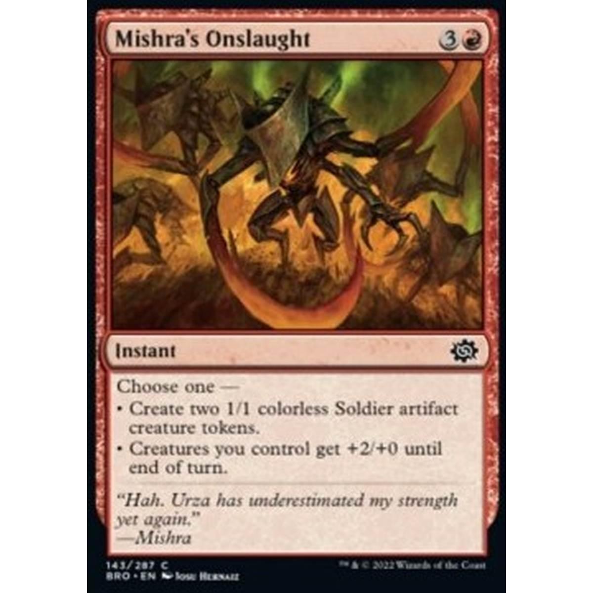 Mishra's Onslaught - Assalto di Mishra - [BRO] [NM] [Foil]