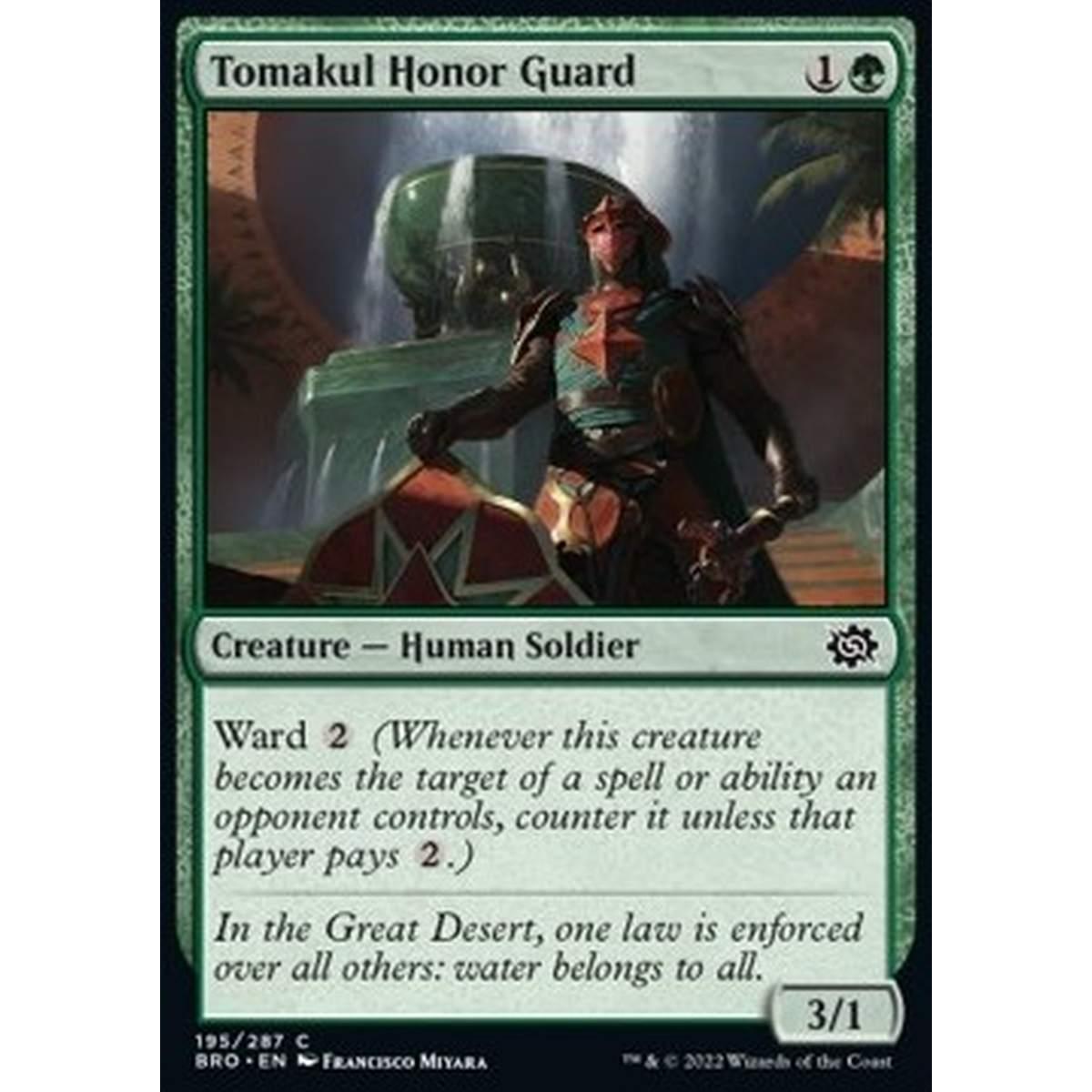 Tomakul Honor Guard - Guardia d'Onore di Tomakul - [BRO] [NM] [Foil]