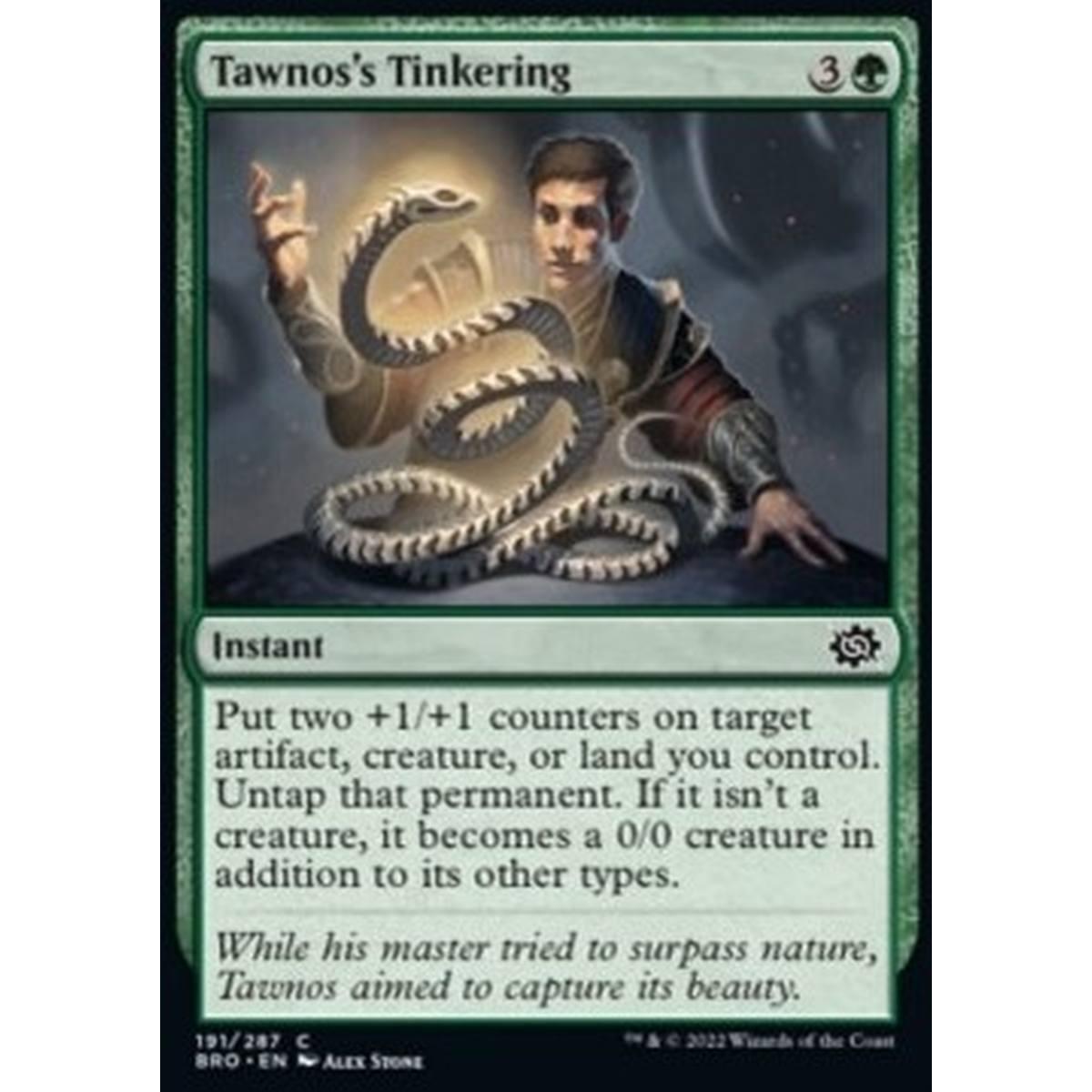 Tawnos's Tinkering - Fabbricazione di Tawnos - [BRO] [NM] [Foil]