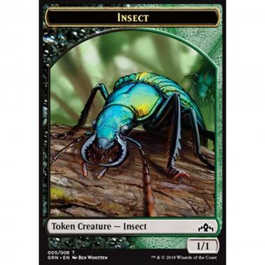 Insect Token (Black and Green 1/1) - Insect Token (Black and Green 1/1) - [GRN] [NM]