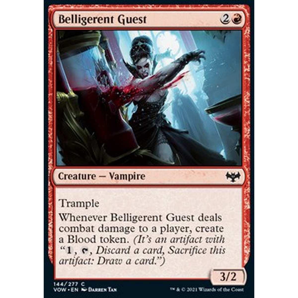 Belligerent Guest - Invitata Bellicosa - [VOW] [NM] [Foil]