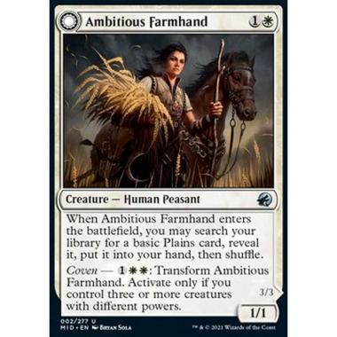 Ambitious Farmhand // Seasoned Cathar - Bracciante Ambiziosa // Catara Consumata - [MID] [NM]