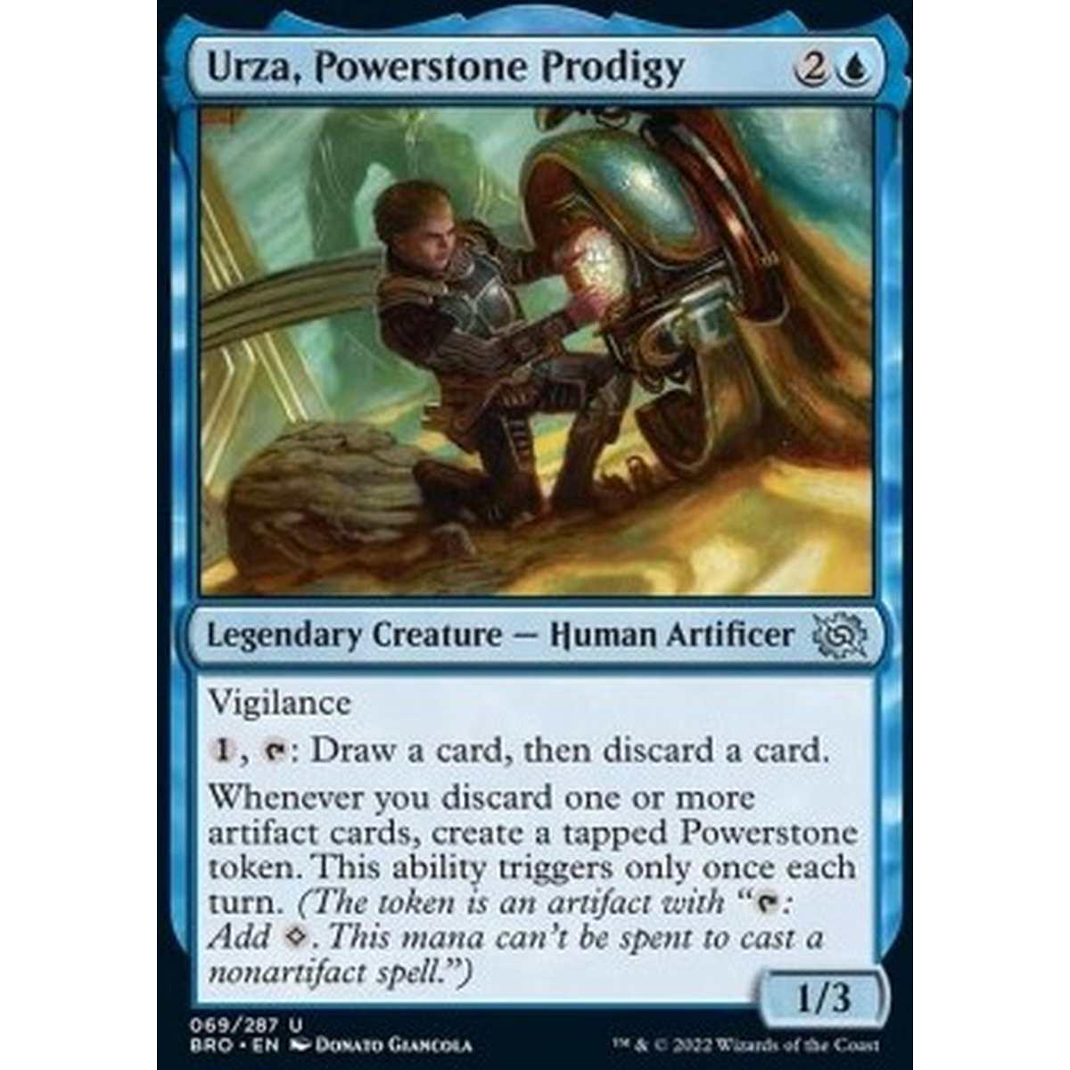 Urza, Powerstone Prodigy - Urza, Prodigio della Pietra del Potere - [BRO] [NM]