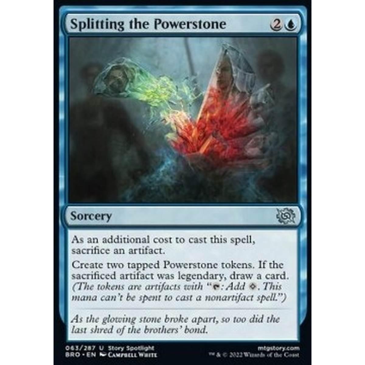 Splitting the Powerstone - Dividere la Pietra del Potere - [BRO] [NM]