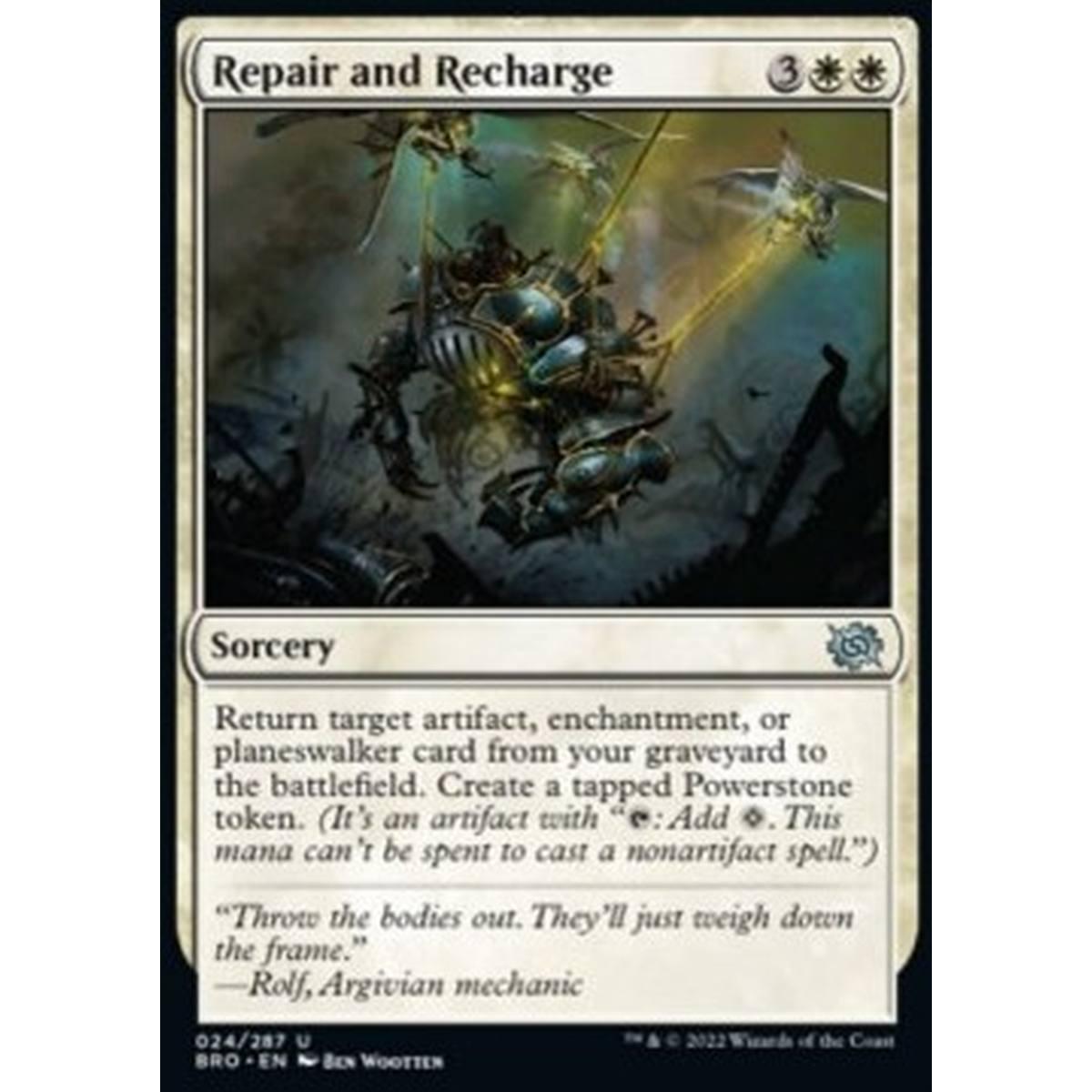 Repair and Recharge - Riparare e Ricaricare - [BRO] [NM]