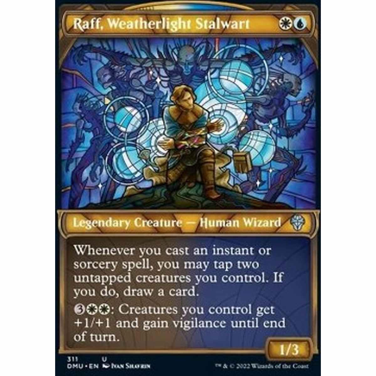 Raff, Weatherlight Stalwart (V.1) - Raff, Impavido della Cavalcavento (V.1) - [XDMU] [NM]