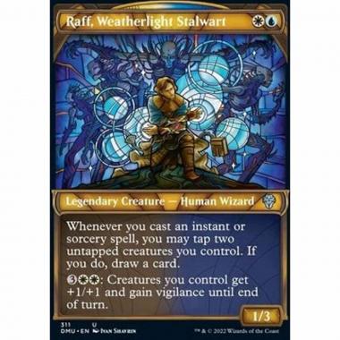 Raff, Weatherlight Stalwart (V.1) - Raff, Impavido della Cavalcavento (V.1) - [XDMU] [NM]